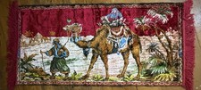 Vintage tapestry rug - table, top