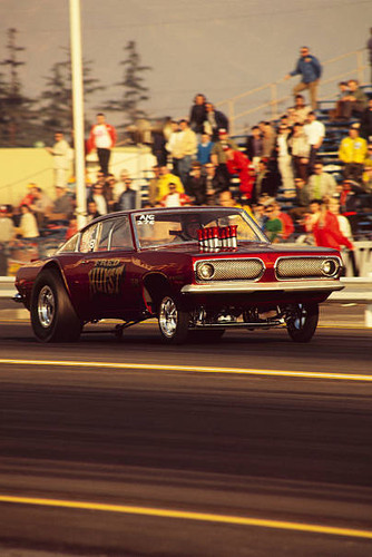 Plymouth barracuda drag car - barracuda,