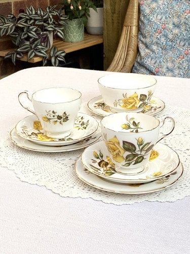 Vintage paragon yellow - yellow, rose