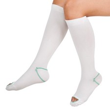invera Anti Embolism Compression Stockings, Knee High Unisex Ted Hose Socks 1...