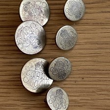 7x British Army Royal Engineers KC Brass Blazer Button by Gaunt London