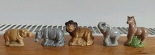 5 Wade Whimsies African Animals Lion Hippo Rhino Elephant Zebra