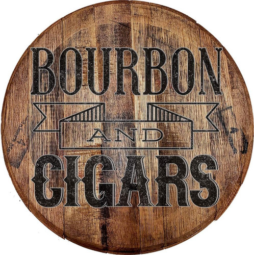 Whiskey barrel head bourbon - head,