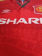 Manchester United Original Shirt 1994 1996 Home Top Size Xl Adults Vintage