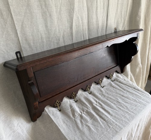 Vintage french solid oak - french, coat