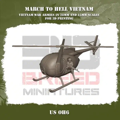 Cayuse helicopter - oh-6,