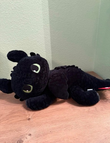 Toothless laying down - toothless, plush