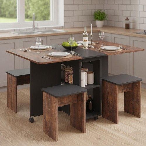 Folding dining table - dining, and