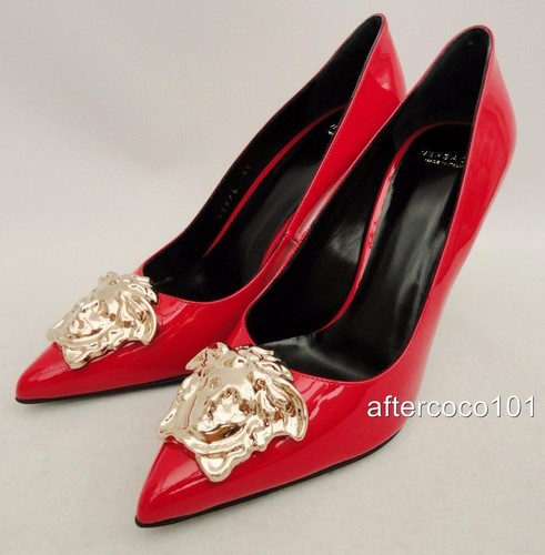 Versace medusa gold leather - medusa,
