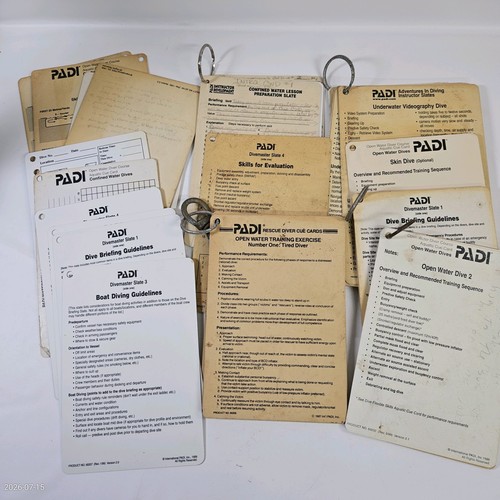 Lot 1990s padi instructor - 40+,