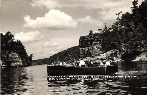 Rppc wisconsin dells - dells, captain