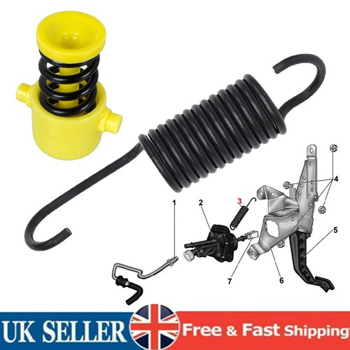 Clutch pedal return spring - pedal,