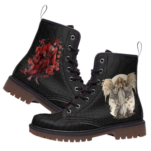 Angel and demon boots - angel,