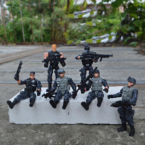 6pcs special forces army - forces, men