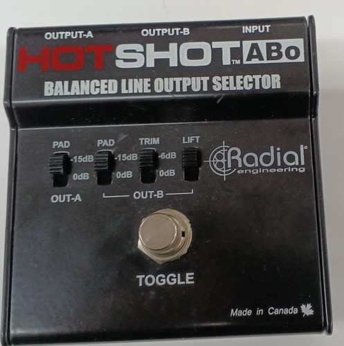 Radial hot shot abo - shot, output