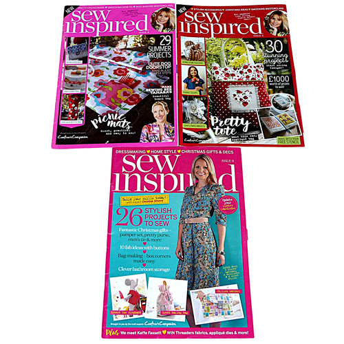 Sew inspired magazines back - sew,