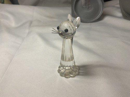 Swarovski crystal cat box - cat, +