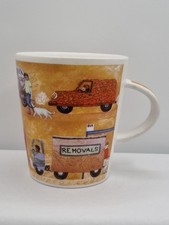 Rose Of England Mug Removal Vans Trucks Cars Cartoon Design Bone China Cup Rare
