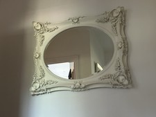 Laura Ashley Cream Ornate Beth Mirror