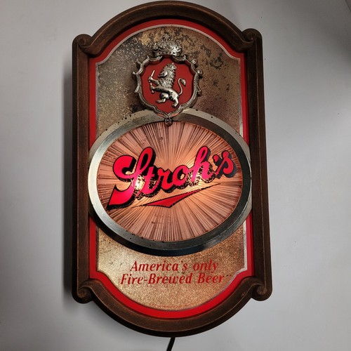 1986 stroh fire brewed - brewed, beer