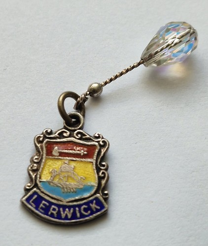Vintage silver enamel travel - silver,