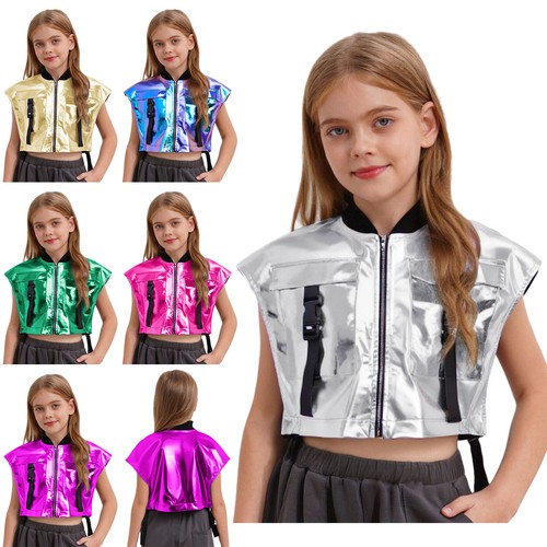 Girls shiny metallic dance - girls,