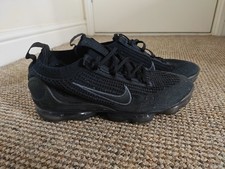 NIKE AIR VAPOR MAX 2021 FLYKNIT BLACK MENS TRAINERS SIZE UK 9