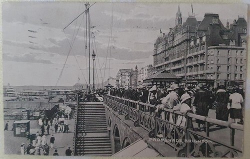 Brighton promenade 1900 pier - promenade, 1900's