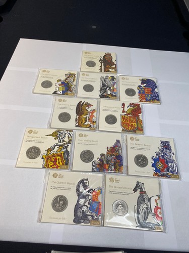 Queens beasts full set all - £5,
