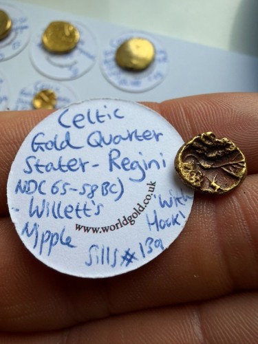 Celtic gold quarter - gold,