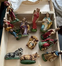 Vintage 4” Italian Nativity