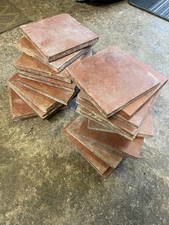 Reclaimed Red Terracotta Quarry Tiles 6x6 Inches