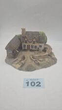 Large Academy House Ornament wtih Stable and Garden Path Ceramic Decoration VTG