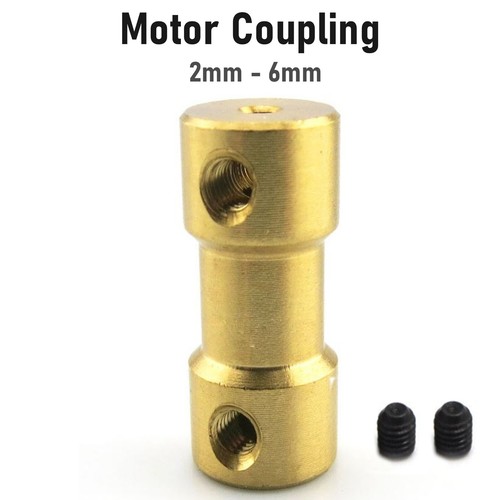 Motor coupling brass 2mm 3mm - motor, 2.3mm