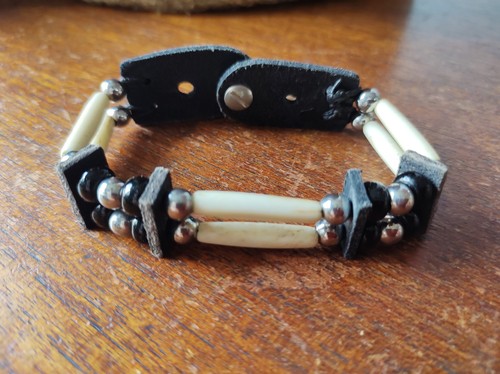 Vintage leather and silver - vintage,