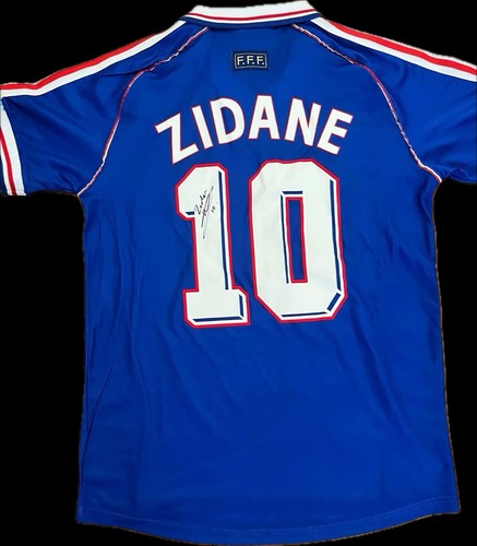 Signed zidane france - signed, 1998