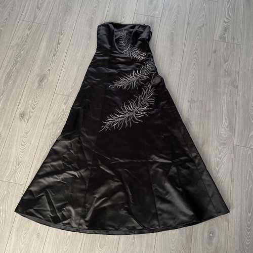 Strapless ball gown black tie - strapless, gown/black