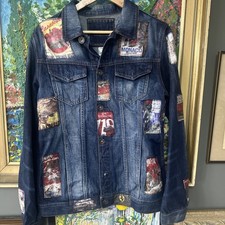 Monte Carlo Denim Jacket Size Medium Rework