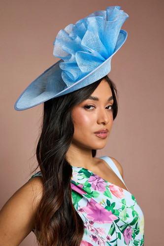 Coast light blue fascinator - blue,