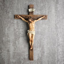 10"High Catholic Crucifix Wall Cross,Jesus Christ Inspirational Home Decor Gift
