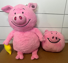 M&S Percy Pig With Star Christmas Soft Toy Plush 18" & Foldable Hoody Hooded XL