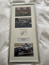 Damon hill hand signed framed - hand,