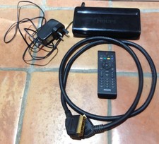 Philips Freeview Set Top Box DTR220/05 Remote Control, Adapter and Scart Cable