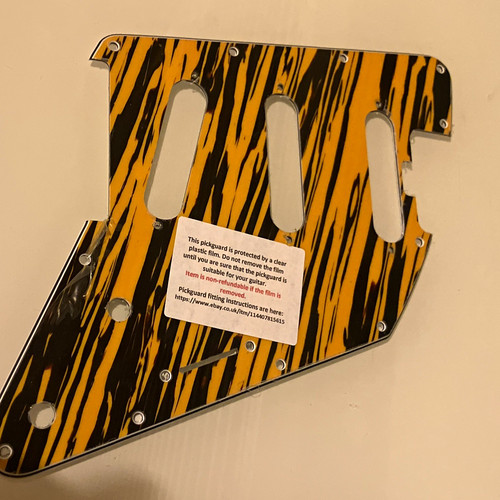 Tiger stripe pickguard for - stripe,