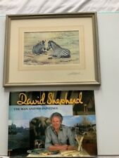 David Shepherd Signed Print - Titled ‘African Children’ C/W a Hardcover Book on