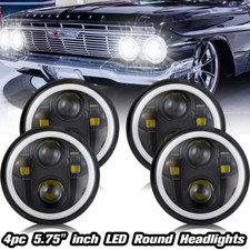 4PCS 5-3/4 5.75" Inch LED DRL
