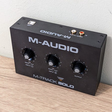 M-Audio M-Track Solo USB audio interface for recording streaming podcasting