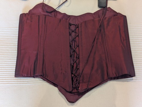 Silk taffeta corset fish - silk, &