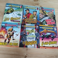 Commando Comics Job Lot Of 6