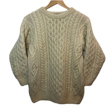 VINTAGE ARAN STYLE CABLE KNIT